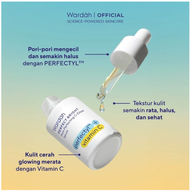 Paragon Technology and Innovation Wardah Perfect Bright Perfectyl + Vitamin C Pore Perfecting C-Glow Serum