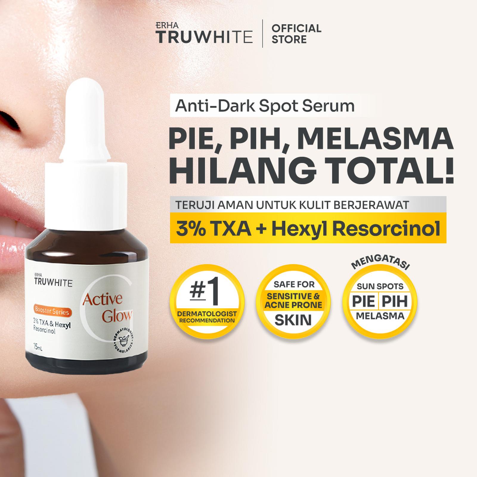 ERHA Clinic Indonesia Truwhite Active Glow Booster Series with 3% TXA & Hexyl Resorcinol