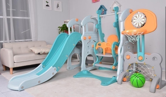 Dunia Kido Indonesia Parklon Fun Slide and Swing 5 in 1
