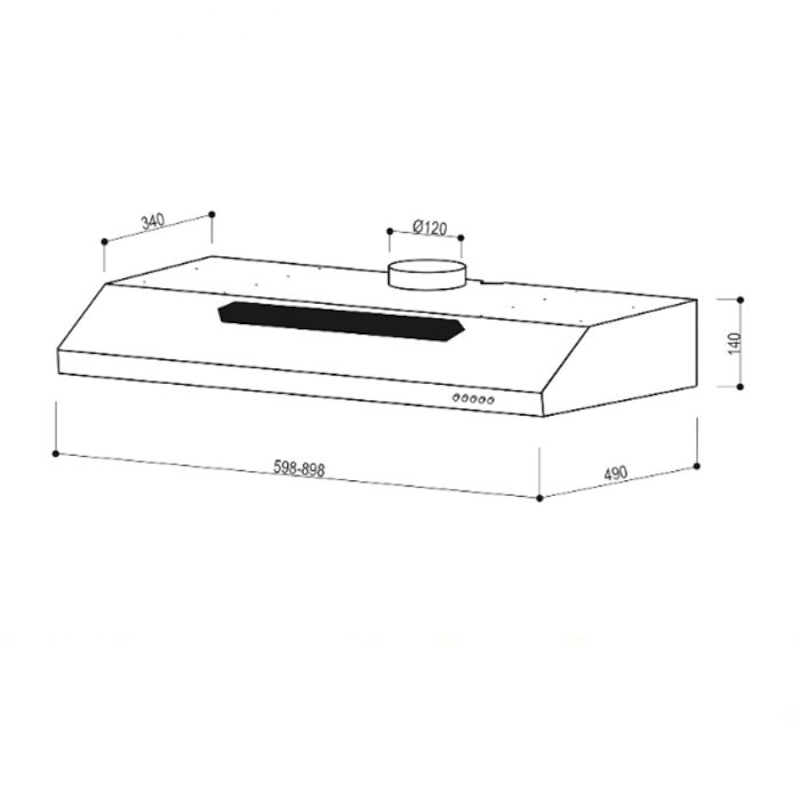 Delizia Slim Cooker Hood 3