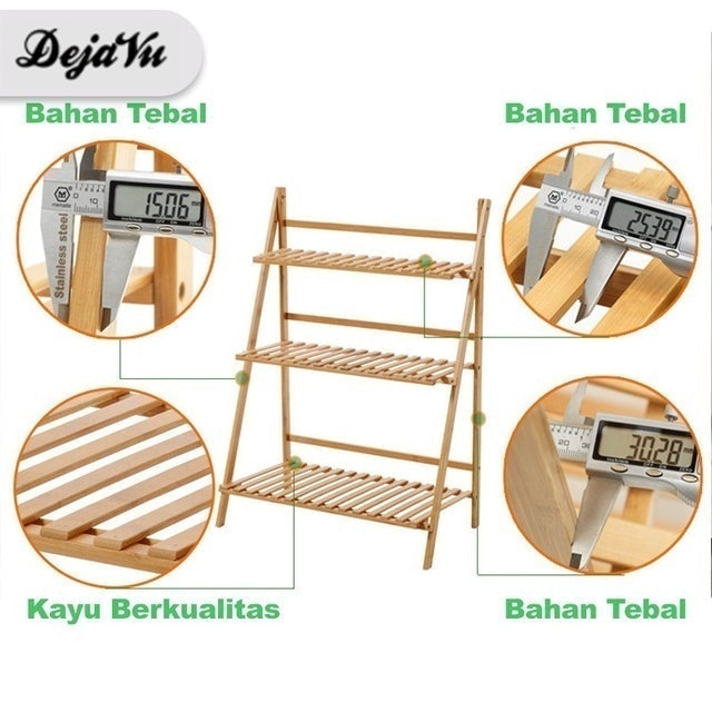 Dejavu Rak Bunga Kayu Susun  HRK202