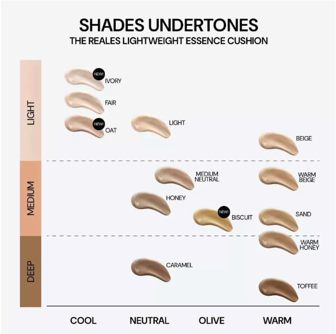 Rose Cosmetics International Rosé All Day The Realest Lightweight Essence Cushion Warm Beige