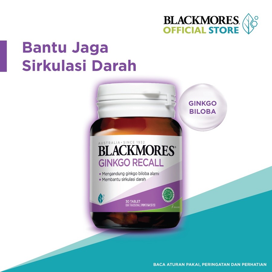 Blackmores Limited BLACKMORES Ginkgo Recall