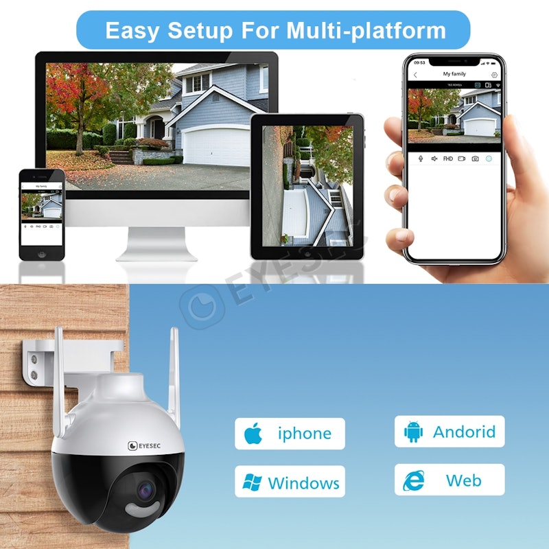 EYESEC 4MP FHD IP Camera CCTV WiFi Oudoor 2