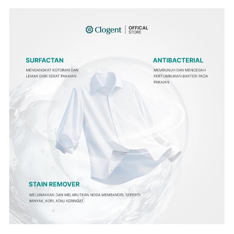 CLOGENT Detergent Kapsul 5in1 Laundry Pods Rose 4