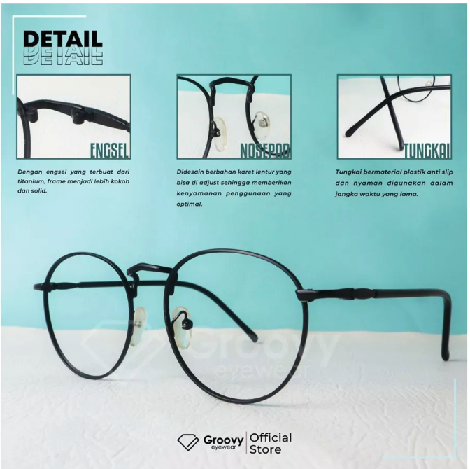 Urban Azkara Tirtha Groovy Eyewear Kacamata Vior