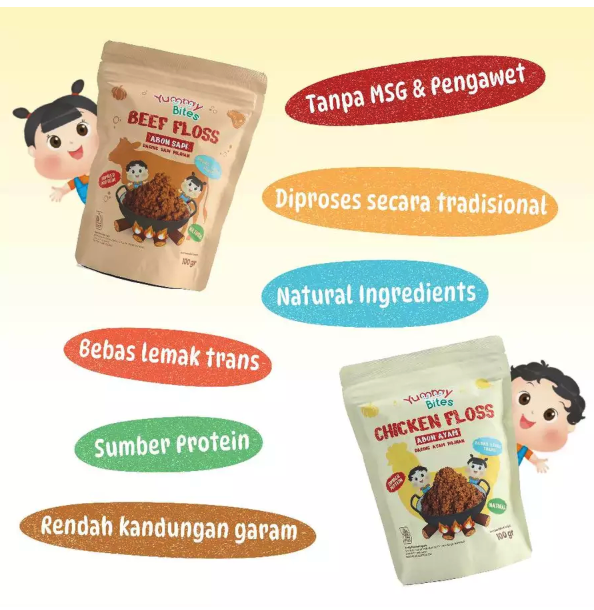 Leon Boga Sentosa Yummy Bites Beef Floss Abon Sapi