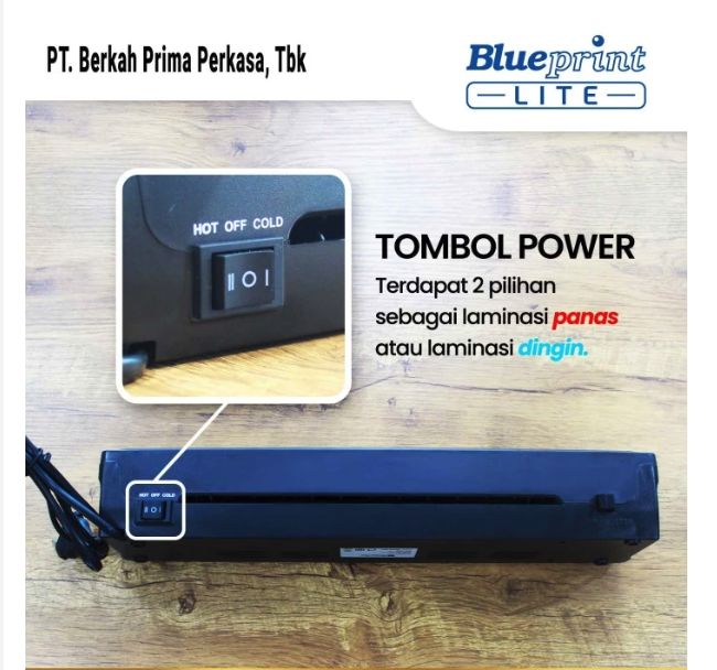 Berkah Prima Perkasa Blueprint Lite Mesin Laminating  LM125