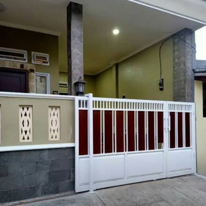 Pagar Minimalis GRC Serat Kayu 1