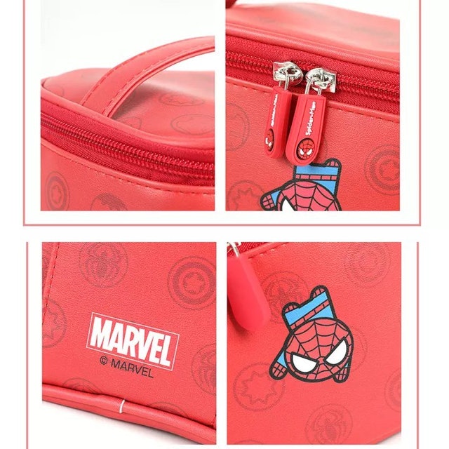 MINISO Pouch MARVEL Beauty Pak Ironman Spiderman Avengers