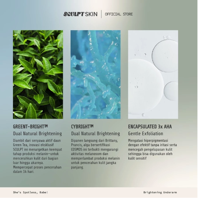 Sculpt Skin  Sculpt Skin She's Spotless, Babe! Brightening Underarm 