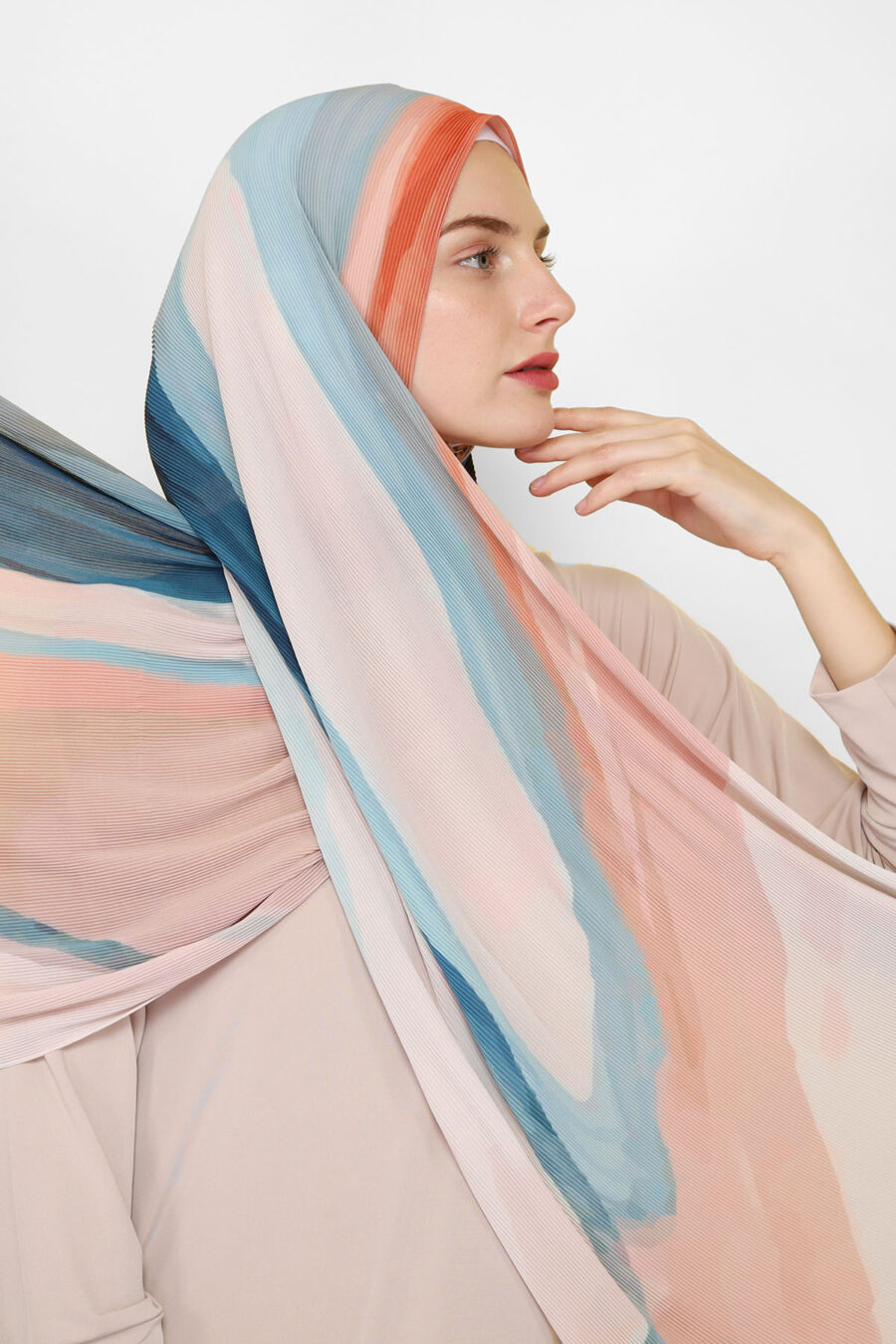 Hawa Pleated Pashmina
