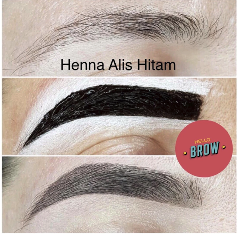 Hello Brow Set A (Henna + Kuas) 4