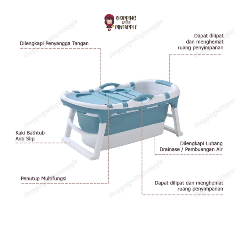 SWP Bathtub Dewasa Portable 5