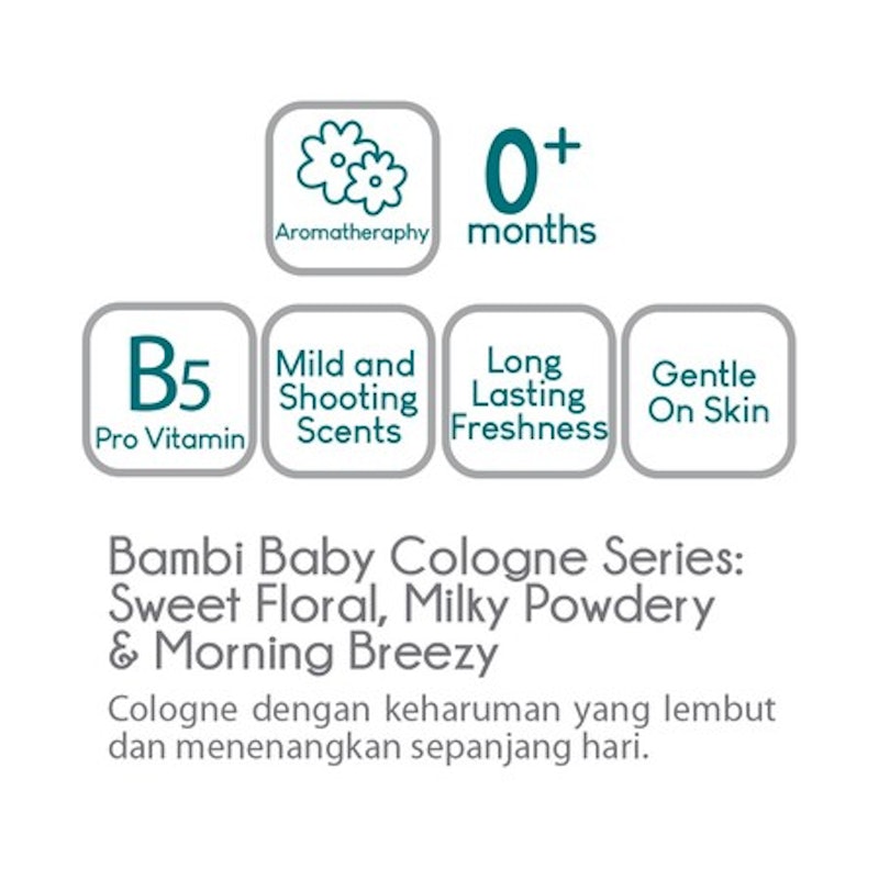 Bambi Baby Cologne Morning Breezy 4