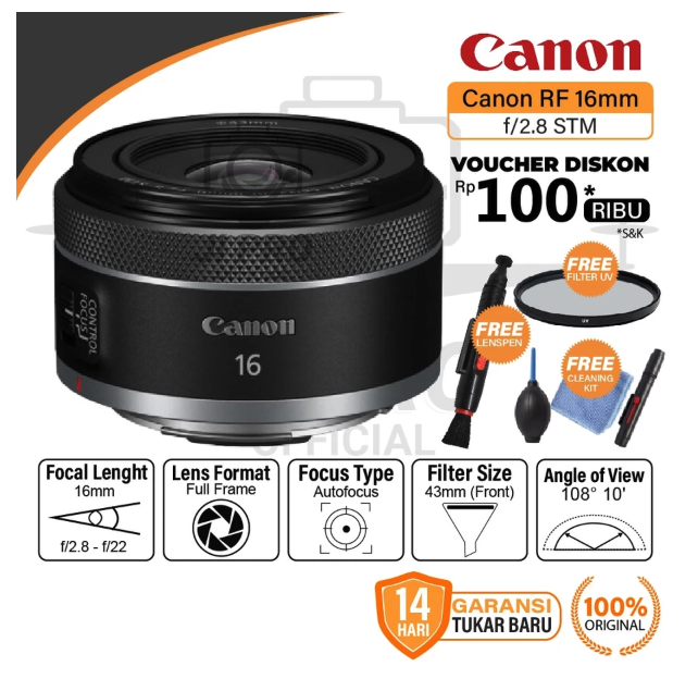 RF 16mm f/2.8 STM 2
