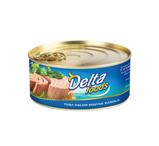 Delta Foods Ikan Tuna Dalam Minyak Kanola 