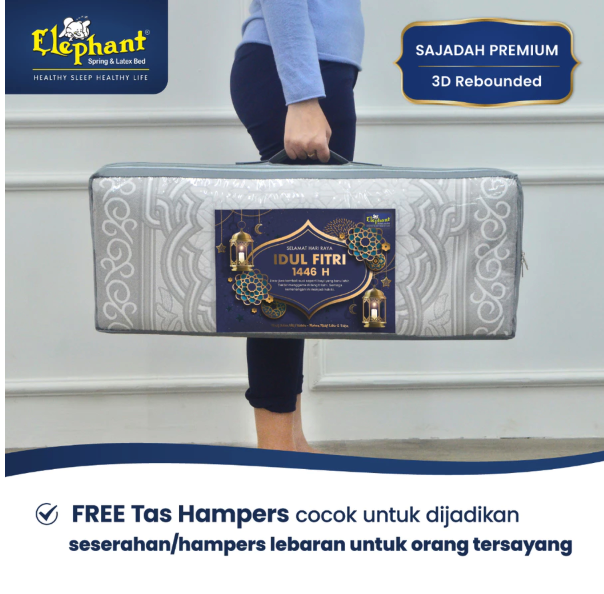 Elephant Agung Perkasa Elephant Sajadah Premium 3D Rebounded