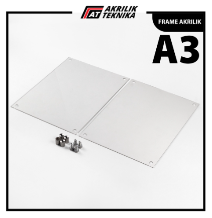 Akrilik Teknika Frame Poster Akrilik A3