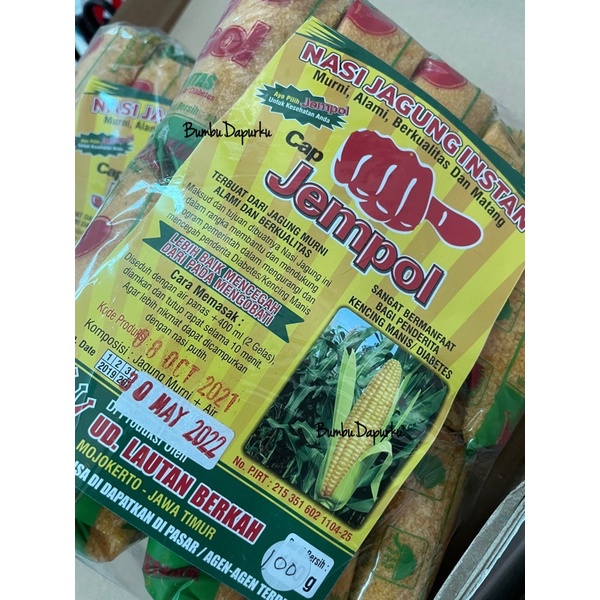 Nasi Jagung Instan Cap Jempol