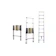 null Single Telescopic Ladder 3.8M Hitam Biru 1