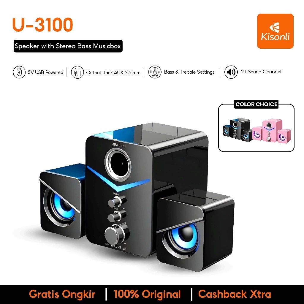Kisonli Subwoofer Aktif 5