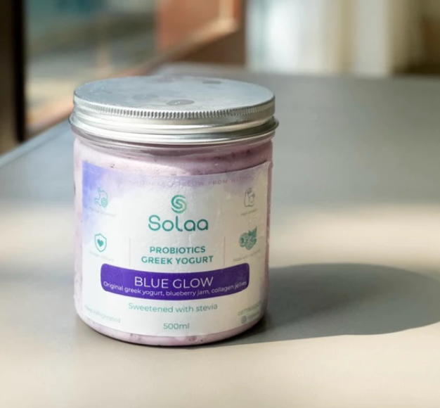  Solaa Probiotics Greek Yogurt Blue Glow