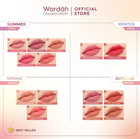Paragon Technology and Innovation Wardah Colorfit Velvet Matte Lip Mousse 13 Sweet Cinnamon