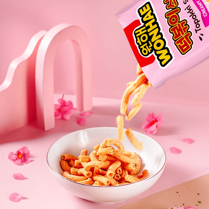 Topokki Snack Creamy Rose 3