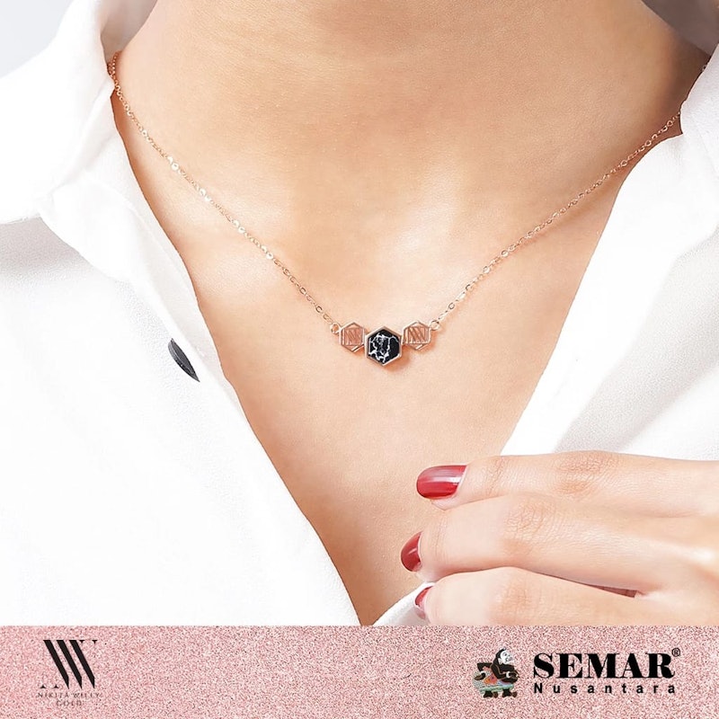 Semar Nusantara Nikita Willy Gold Renaissance Castella Necklace 17k 5