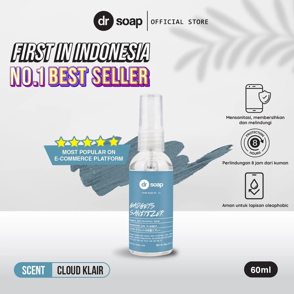 DrSoap Global Indonesia dr soap® Gadgets Sanitizer (Cloud Klair)
