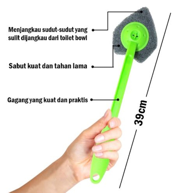 Scotch-Brite Penggosok Toilet Jet 4
