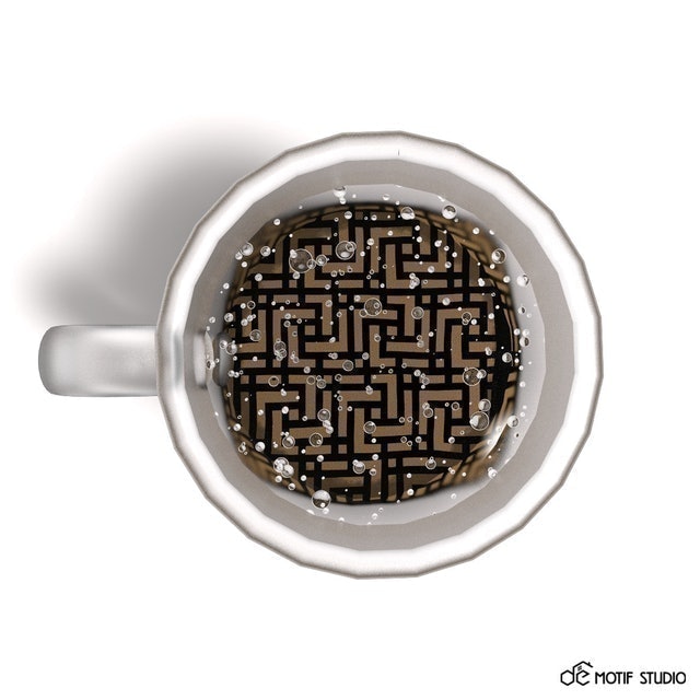  Demotif Studio Coaster Cubism