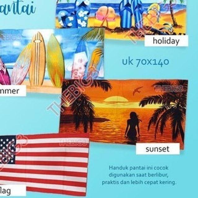 Handuk Karakter Ukuran Besar 