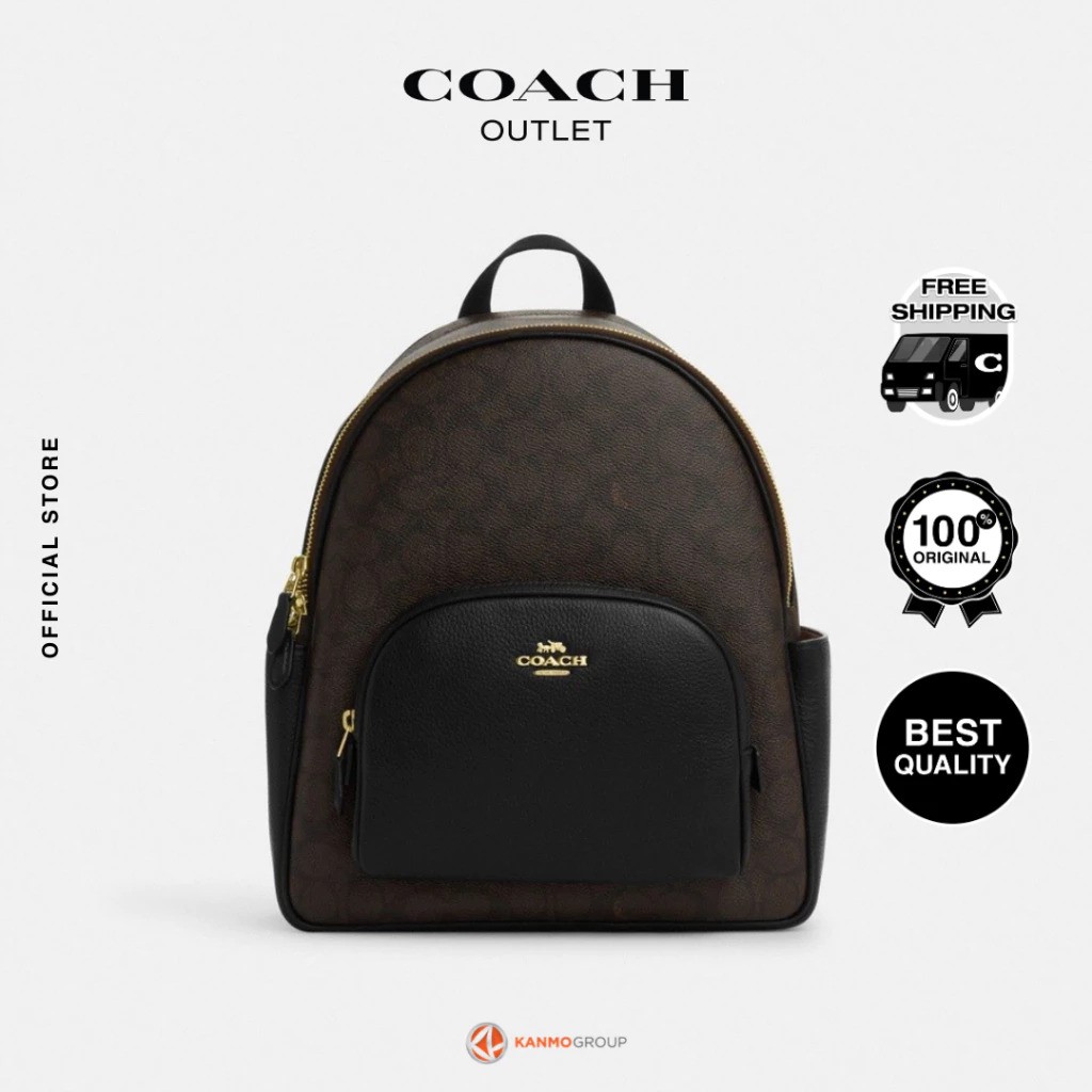 Coach Coach Court Backpack In Signature