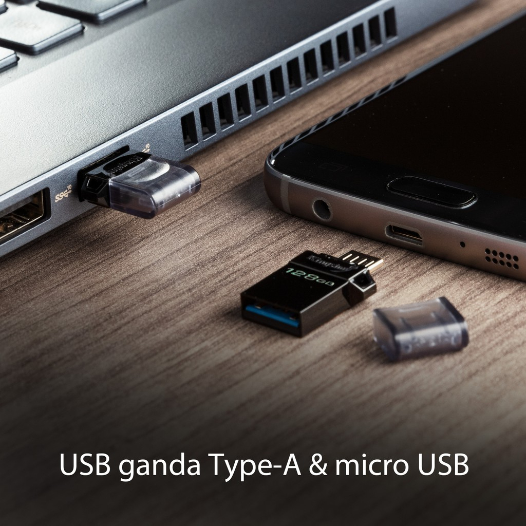 USB Type-A DataTraveler microDuo3 G2 128GB 2