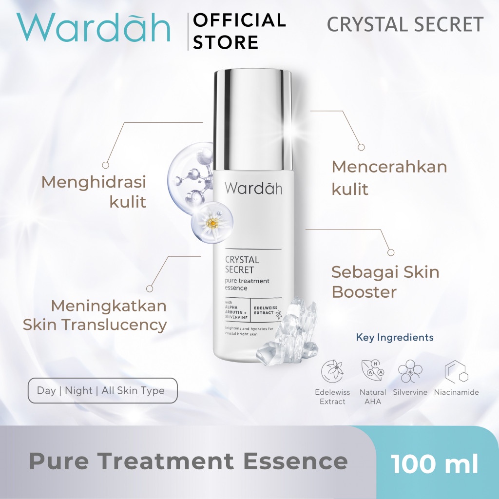 Wardah White Crystal Secret Pure Treatment Essence 
