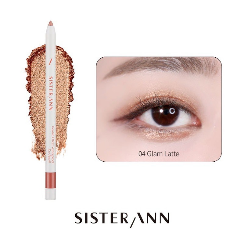 SISTER ANN Double Effect Waterproof Eyepencil 04 Glam Latte 2