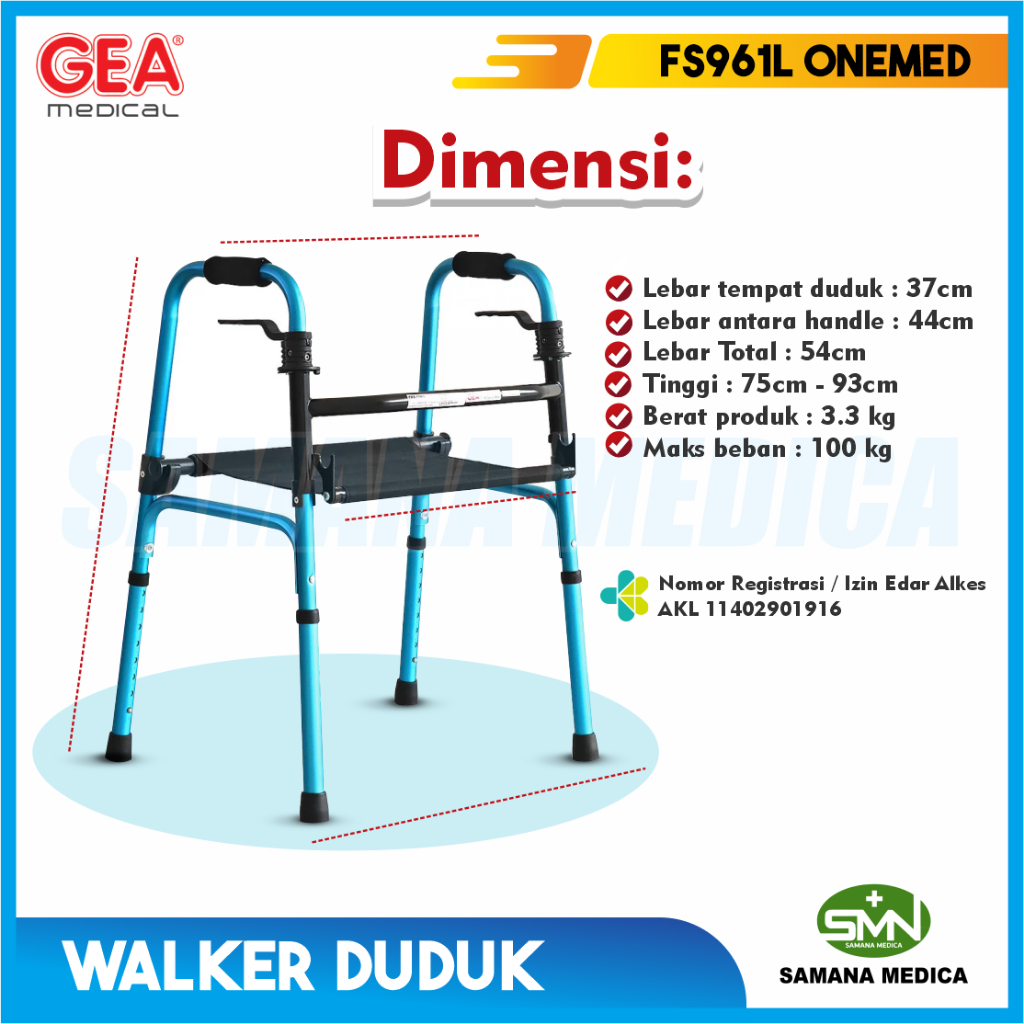 Mega Pratama Medicalindo GEA Medical Walker FS961L