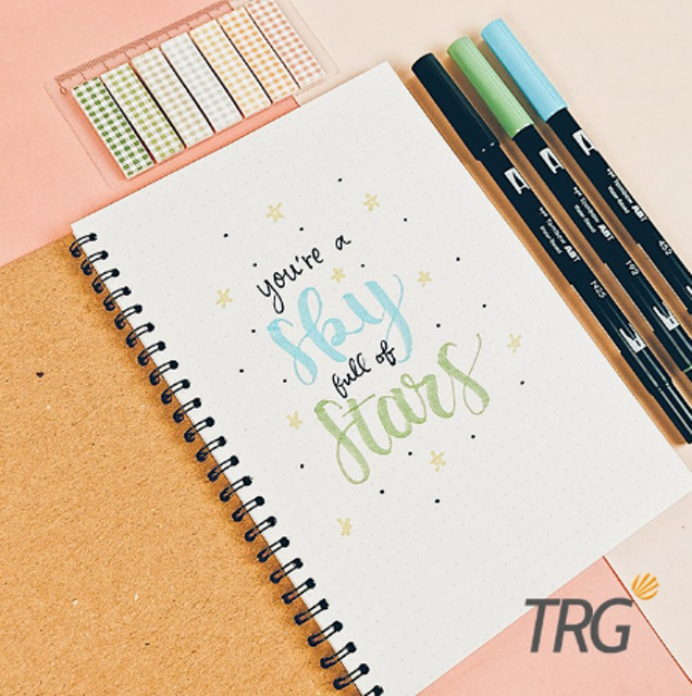 Sinar Mega TRG Spiral Notebook A5 Kraft Cover