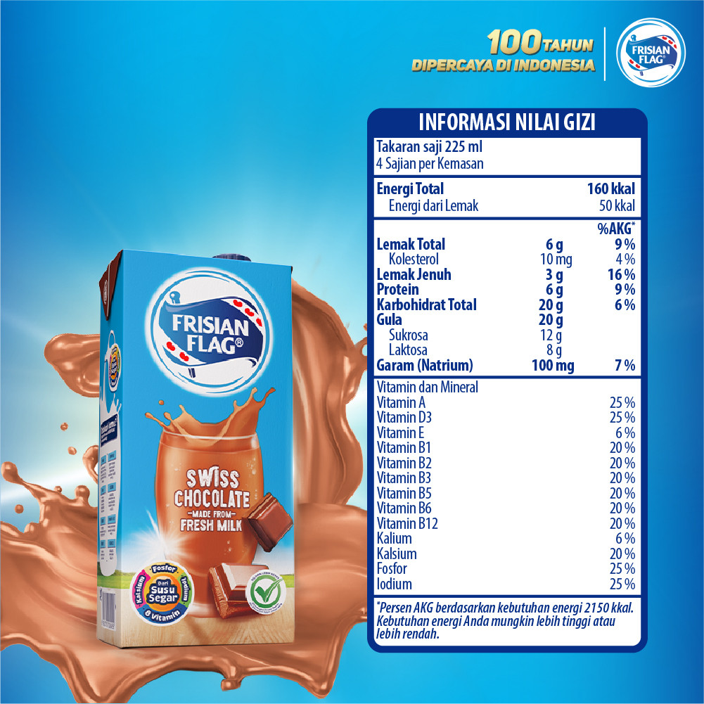 Frisian Flag UHT Swiss Chocolate 946 ml