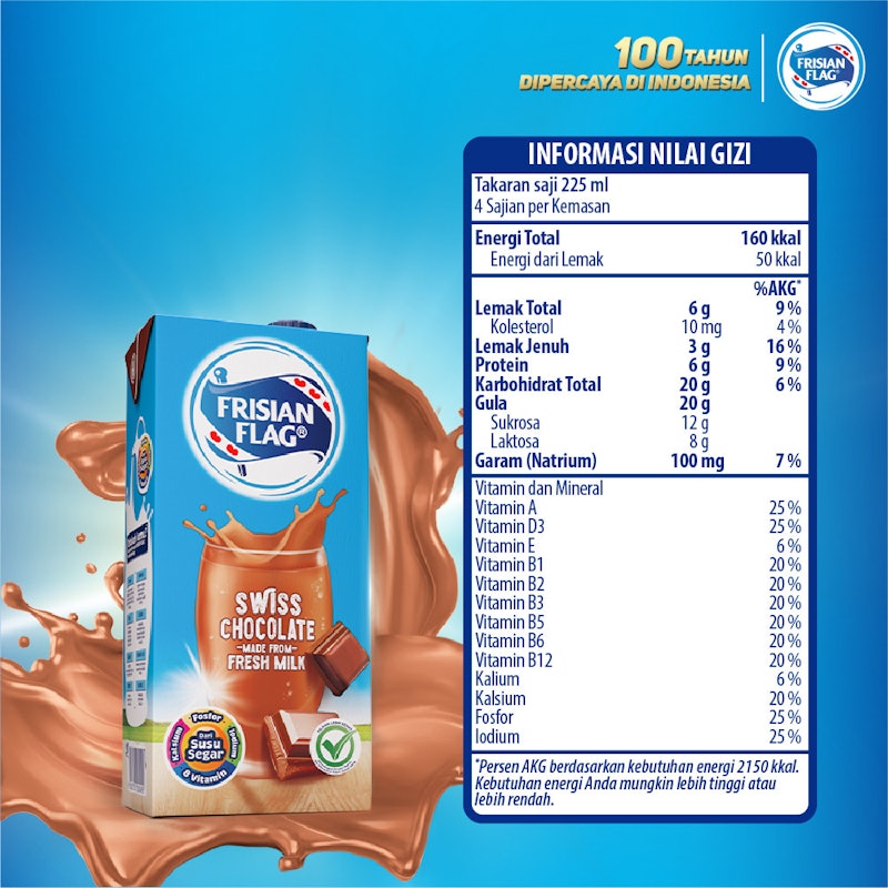 Frisian Flag UHT Swiss Chocolate 946 ml 5