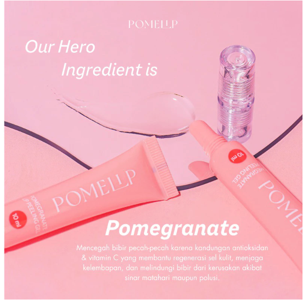 Pasti Omzet Melimpah POMELIP Pomegranate Lip Peeling Gel