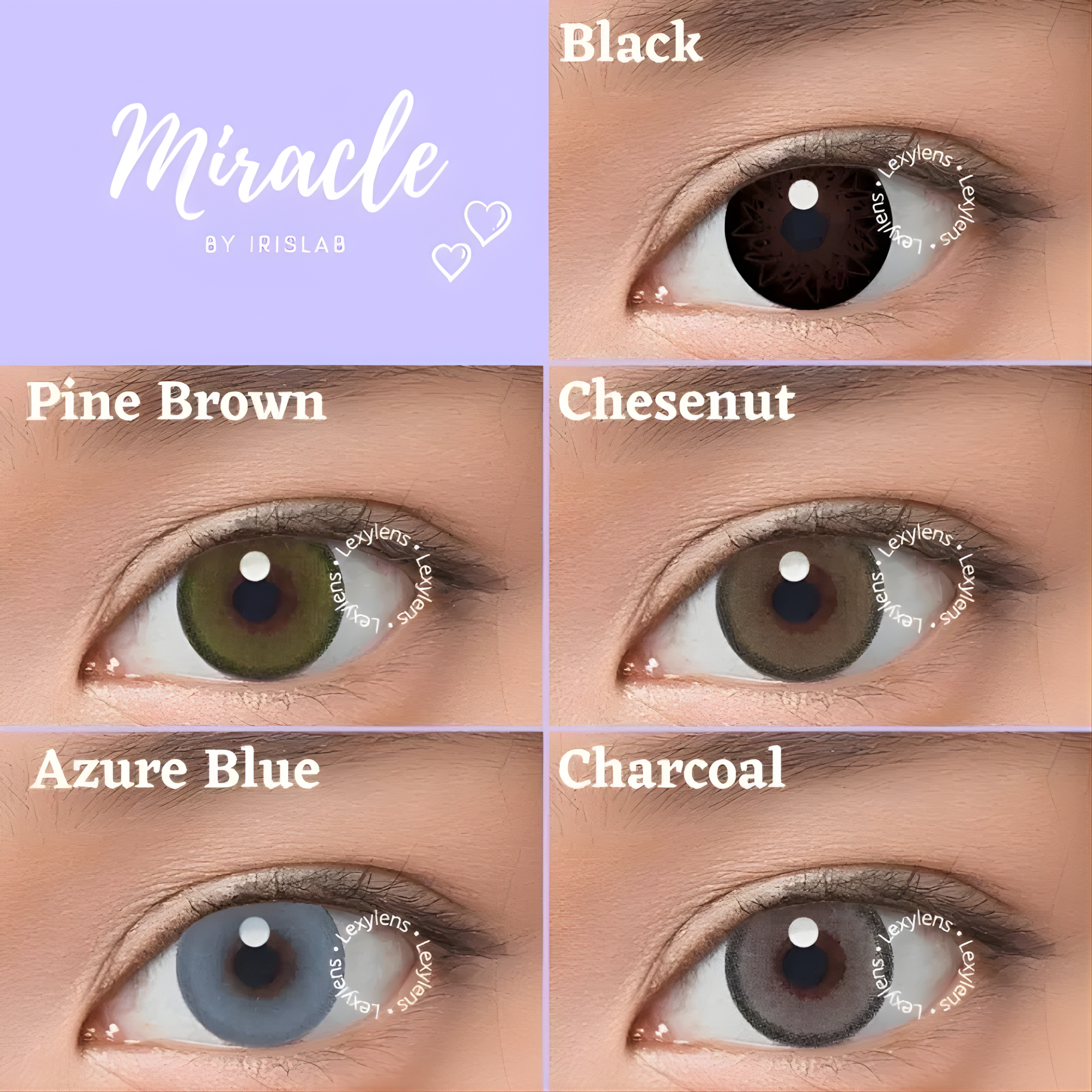Irislab Living Color Miracle Softlens -6.00 Azure