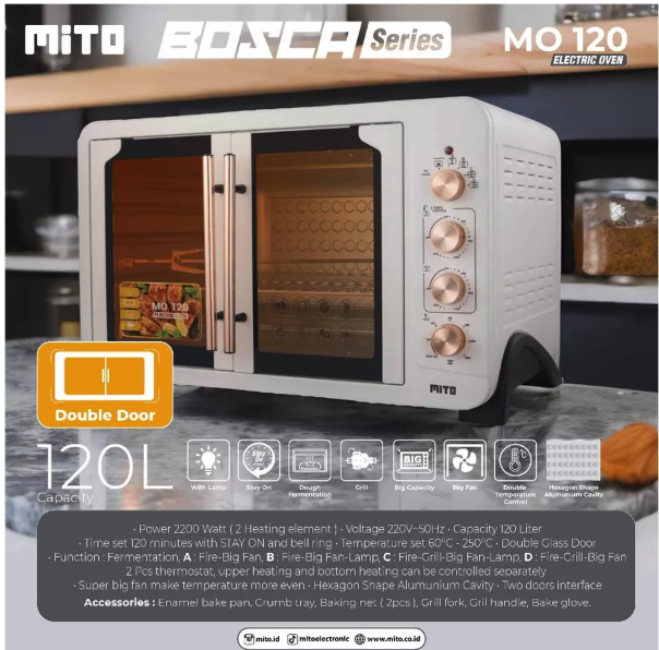 Maju Express Indonesia MITO Oven Listrik Bosca Series