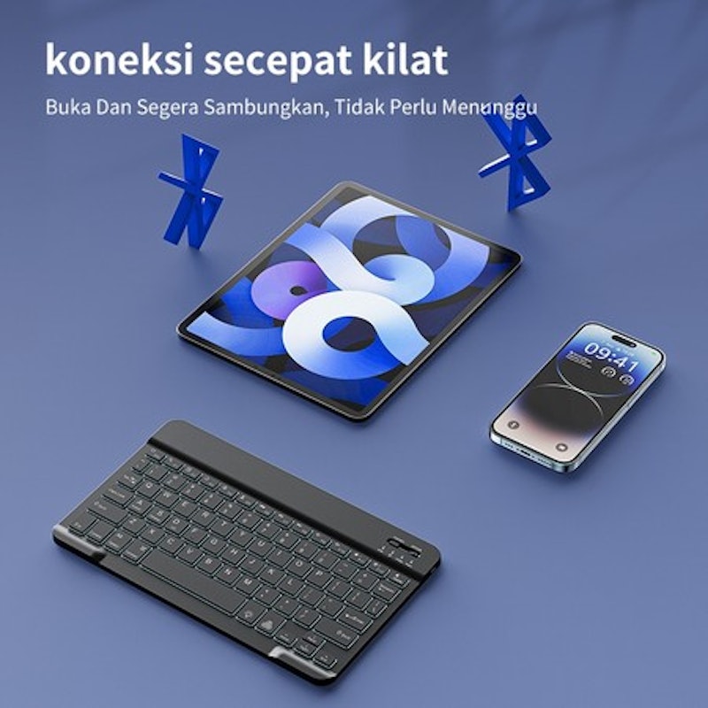 OLYPS Keyboard Bluetooth Black 2