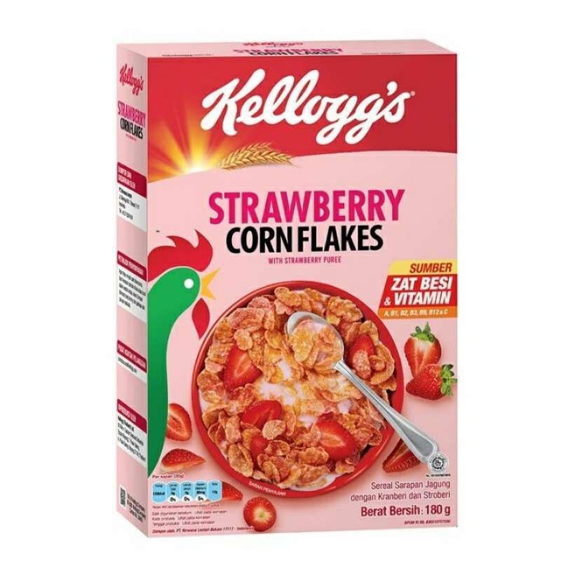 Kellogg's Strawberry Corn Flakes 1