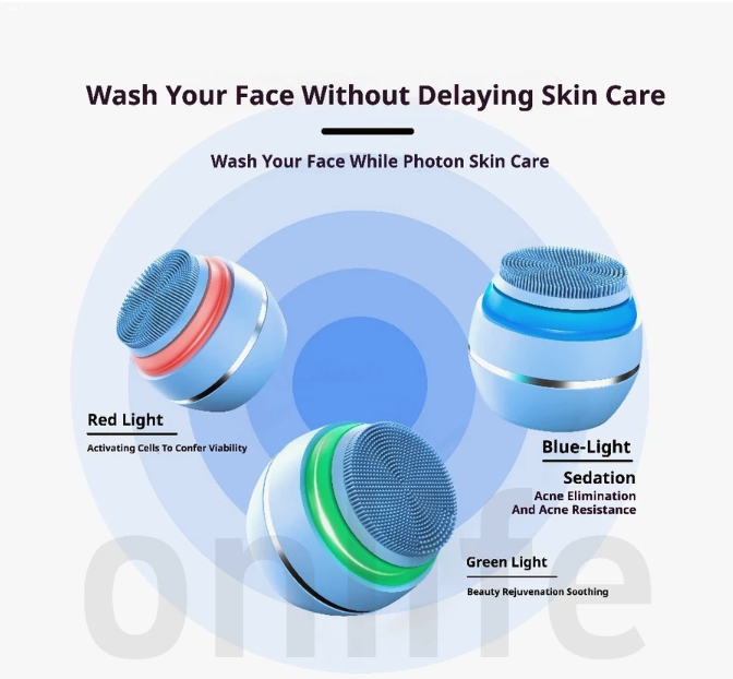 Shenzhen Jinri Electrical Appliance Vivid & Vogue 3in1 Facial Sonic Cleansing Device