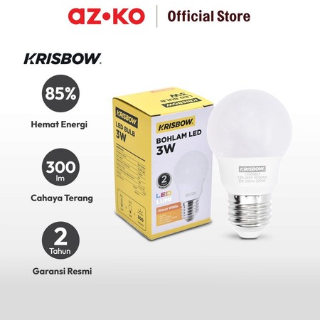 Krisbow Indonesia Krisbow® Lumi Bohlam Led 3W