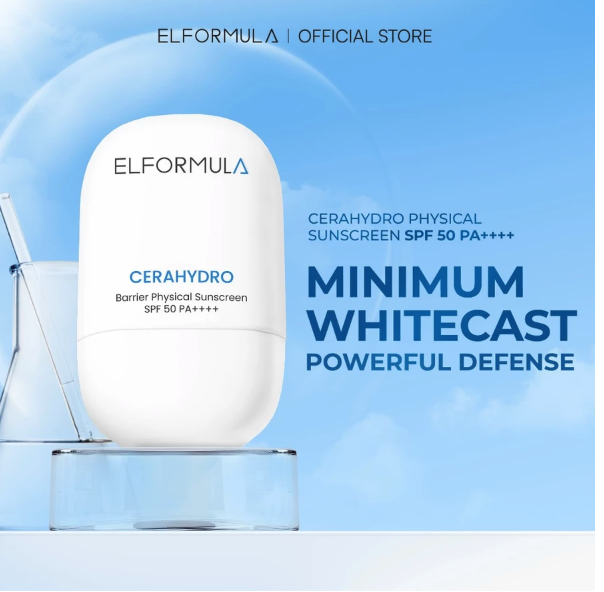 Shanghai Ayara Cosmetics ELFORMULA CeraHydro Barrier Physical Sunscreen SPF 50 PA++++